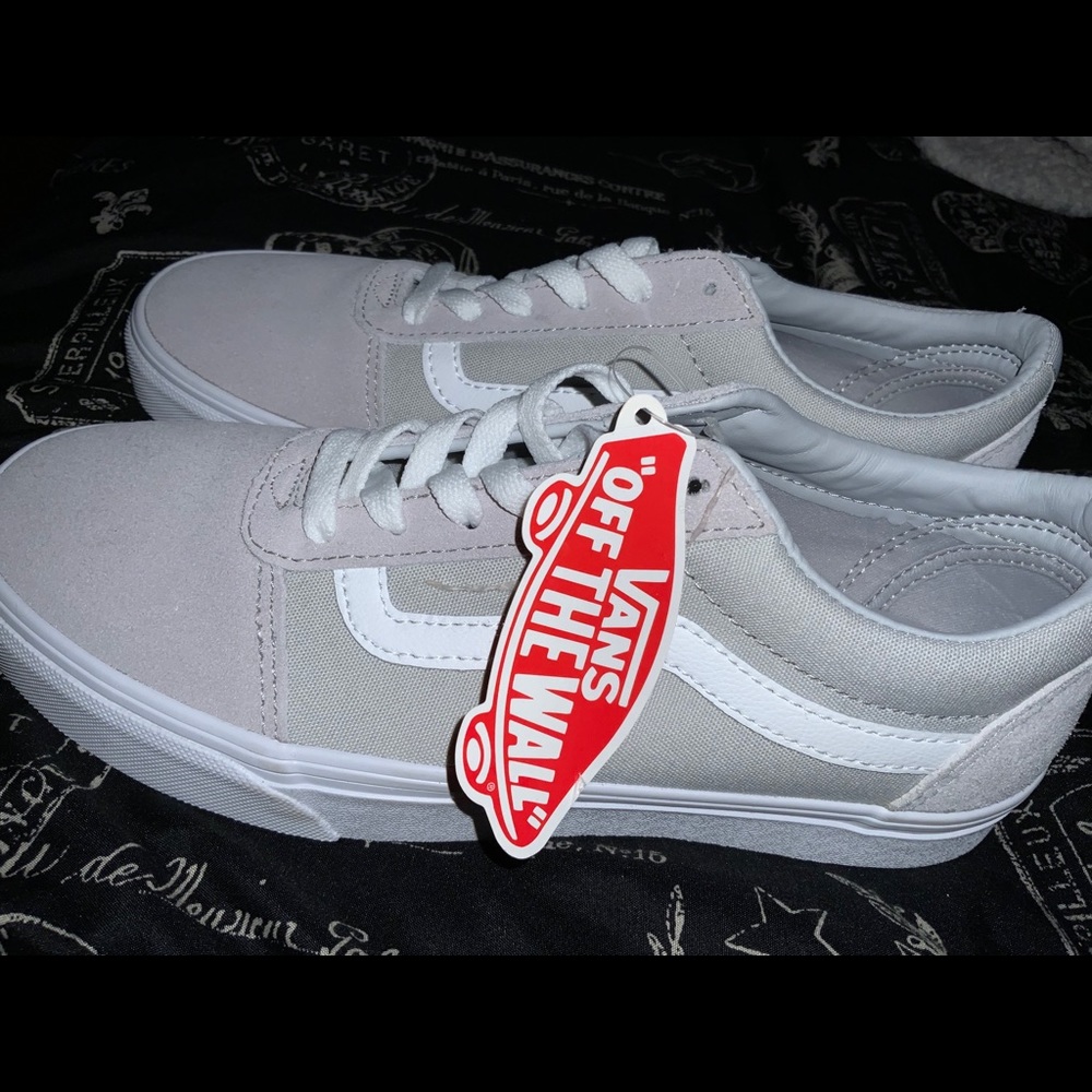 BRAND NEW NEVER WORN GREY VANS